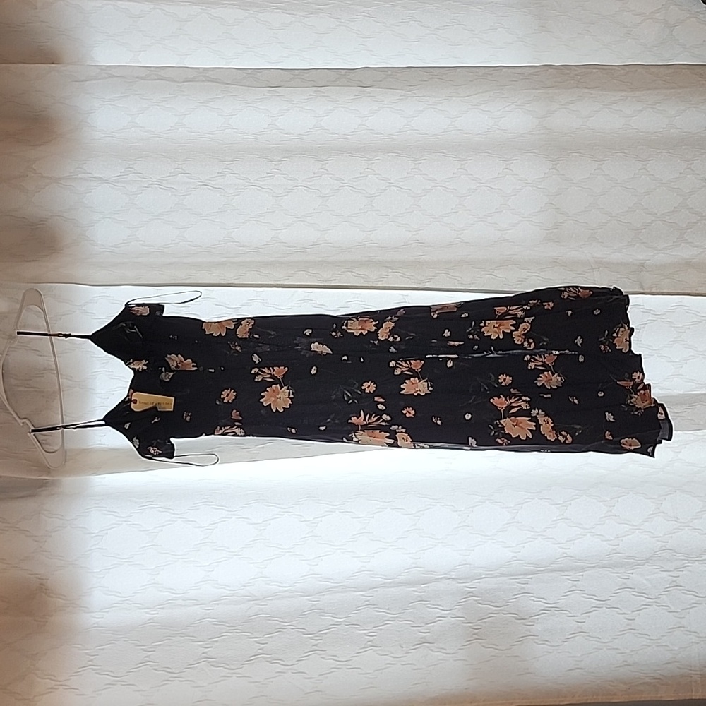 Band of Gypsies black floral dress